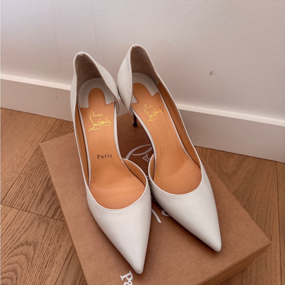 Christian Louboutin White Women's Heels